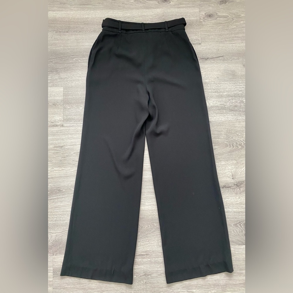 Aritzia Babaton Wide Leg Black Pants Size 10 - Picture 2 of 6